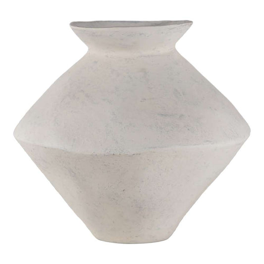 Moes Home - Raja Decorative Vessel Medium White - DD-1036-18 veiw 1