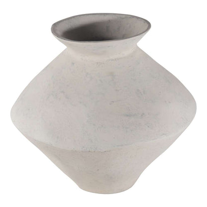 Moes Home - Raja Decorative Vessel Medium White - DD-1036-18 veiw 3