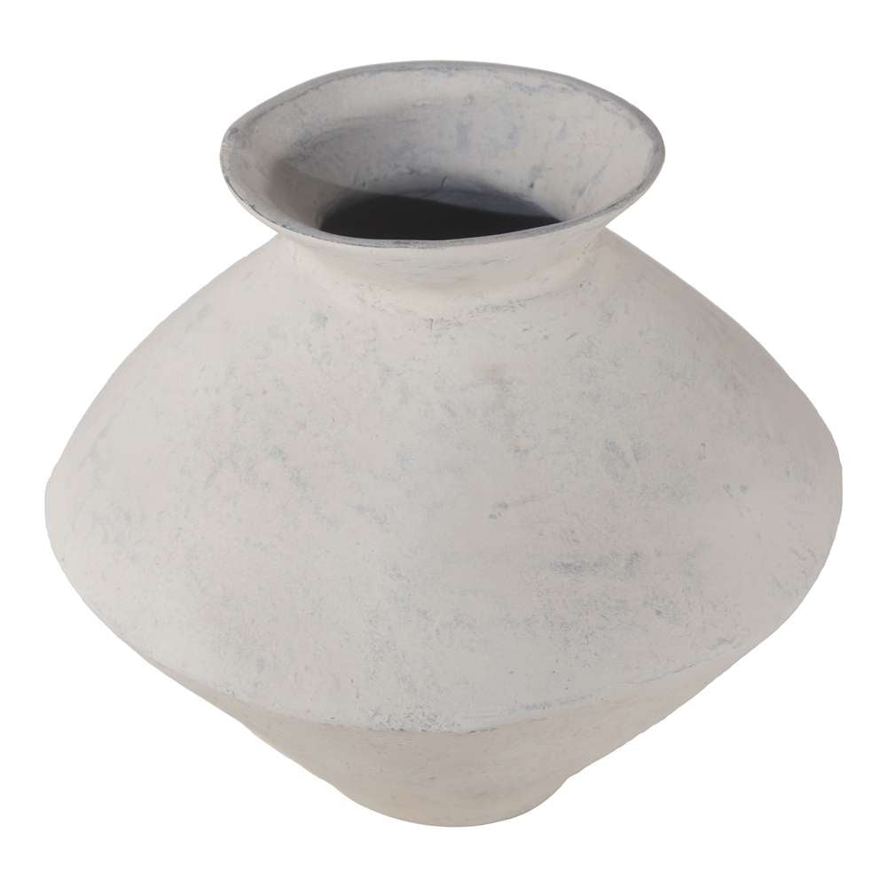 Moes Home - Raja Decorative Vessel Medium White - DD-1036-18 veiw 4