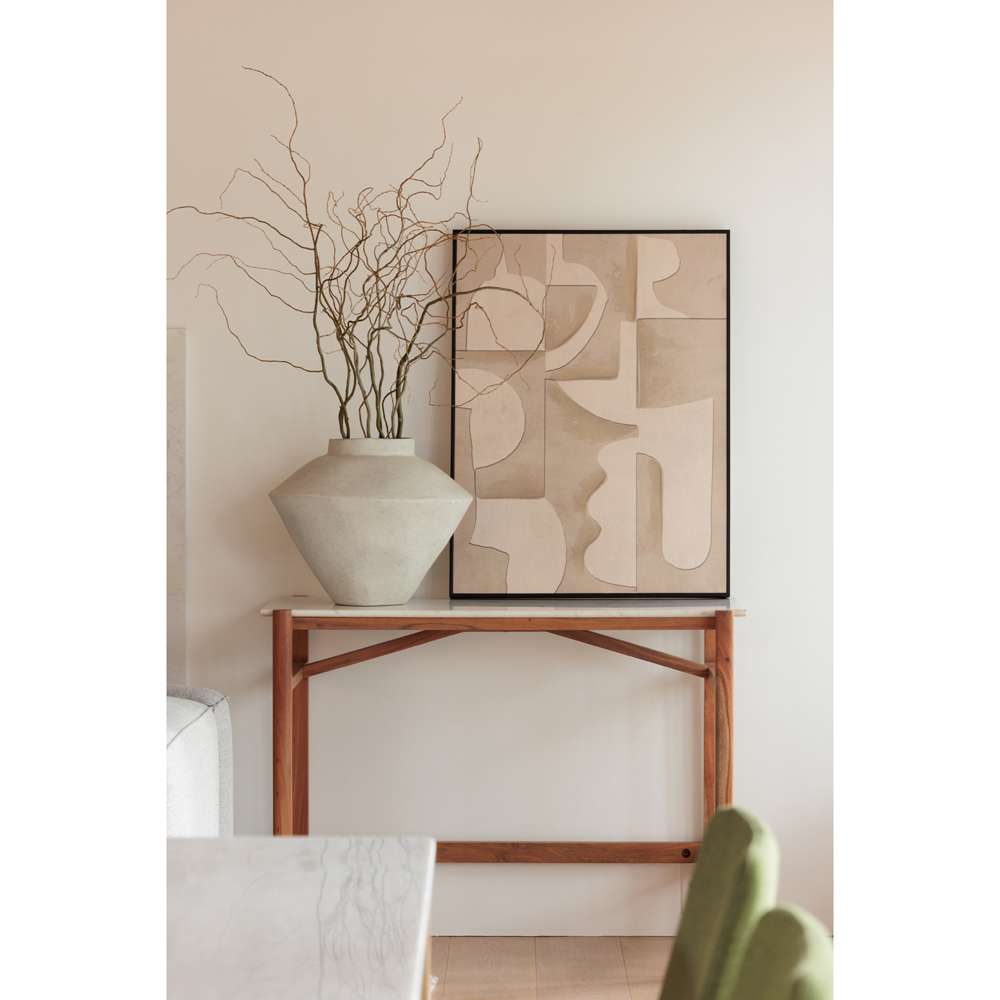 Moes Home - Raja Decorative Vessel Medium White - DD-1036-18 veiw 6