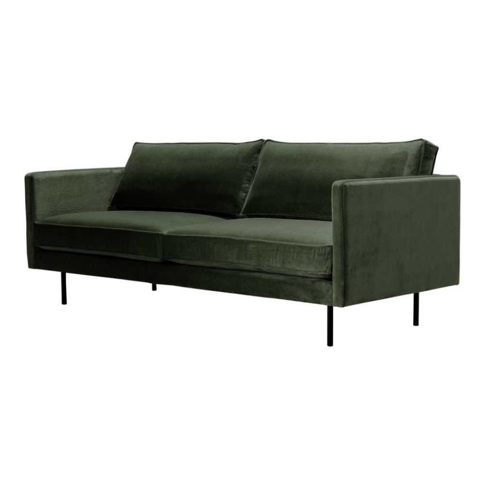 Moes Home - Raphael Sofa in Forest Green - WB-1002-27 veiw 2