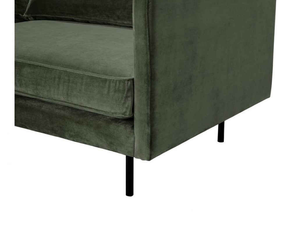 Moes Home - Raphael Sofa in Forest Green - WB-1002-27 veiw 5