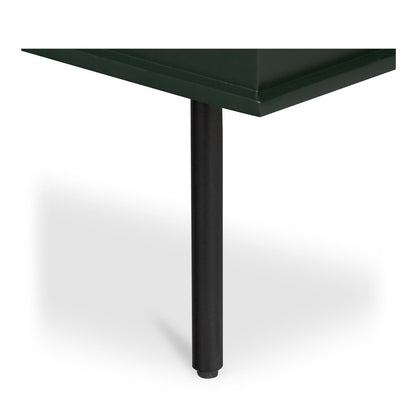 Moes Home - Reagan 3 Drawer Nightstand Deep Green - JU-1007-27 view 9