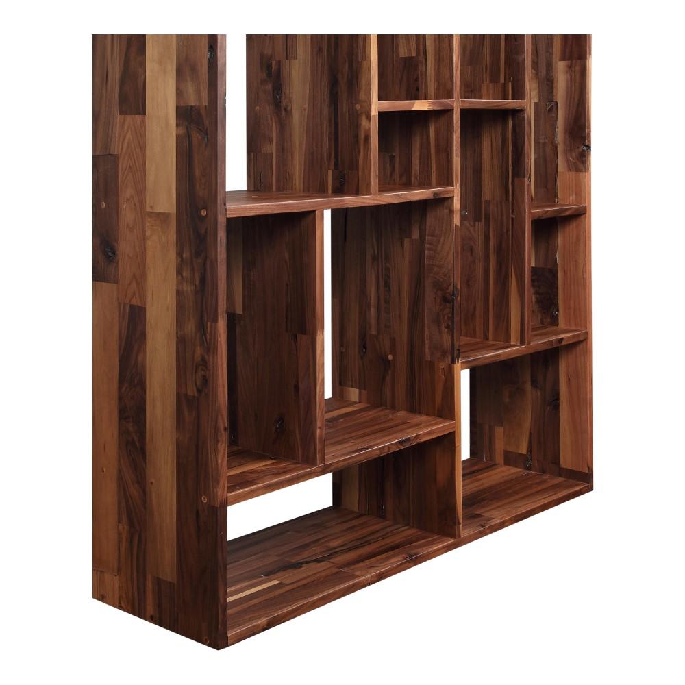 Moes Home - Redemption Shelf Solid in Walnut Large - BC-1025-03 veiw 3