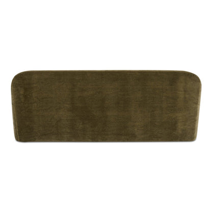 Moes Home - Rialto Sofa Dark Green Faux Mohair - OA-1064-16 view 5