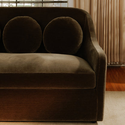 Moes Home - Rialto Sofa Dark Green Faux Mohair - OA-1064-16 view 8