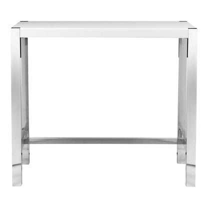 Moes Home - Riva Bar Table in White - ER-1080-18-0 veiw 1