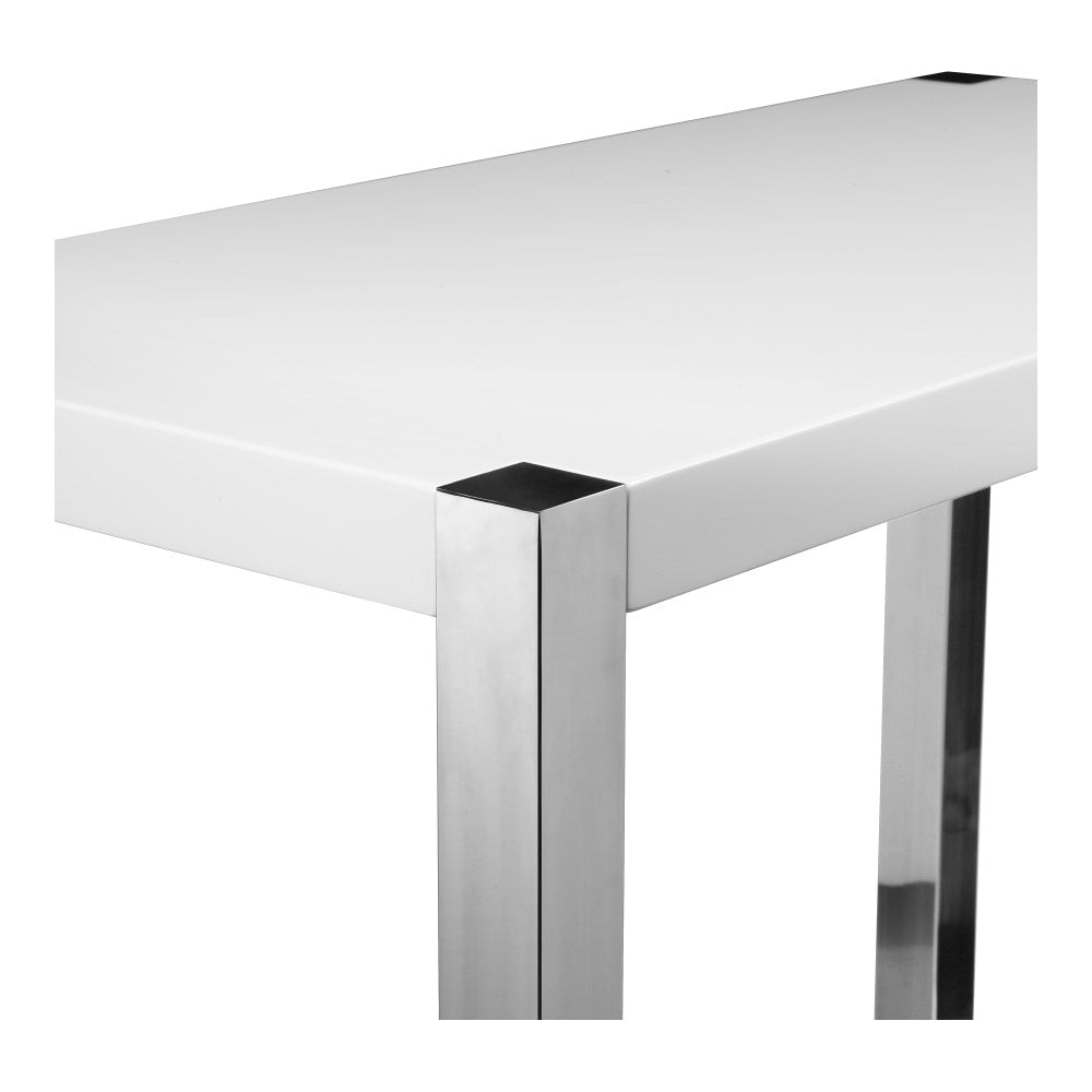 Moes Home - Riva Bar Table in White - ER-1080-18-0 veiw 3