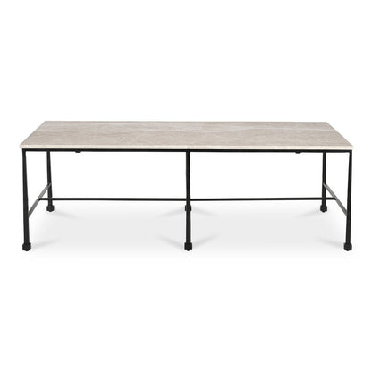 Moes Home - River Coffee Table Botticino Marble - QJ-1022-34-0 view 1