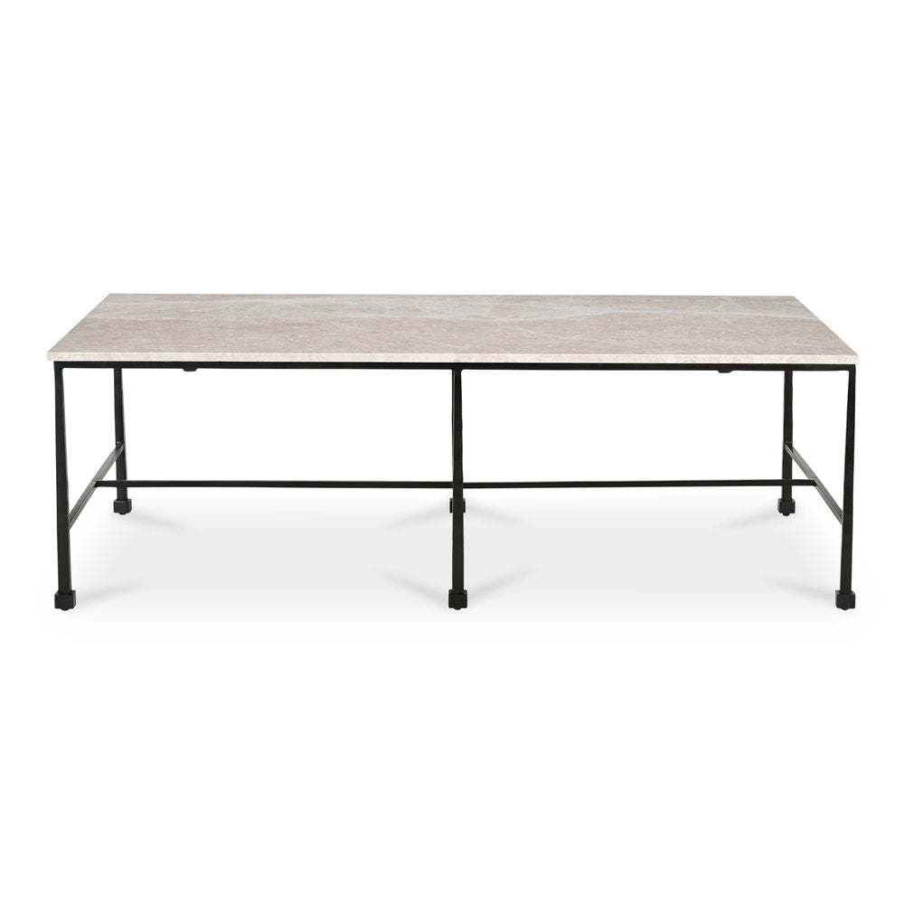 Moes Home - River Coffee Table Botticino Marble - QJ-1022-34-0 view 2