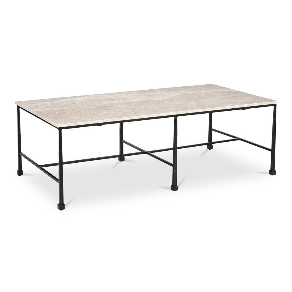 Moes Home - River Coffee Table Botticino Marble - QJ-1022-34-0 view 3