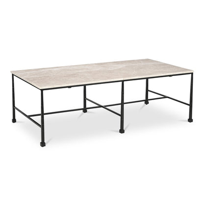 Moes Home - River Coffee Table Botticino Marble - QJ-1022-34-0 view 3