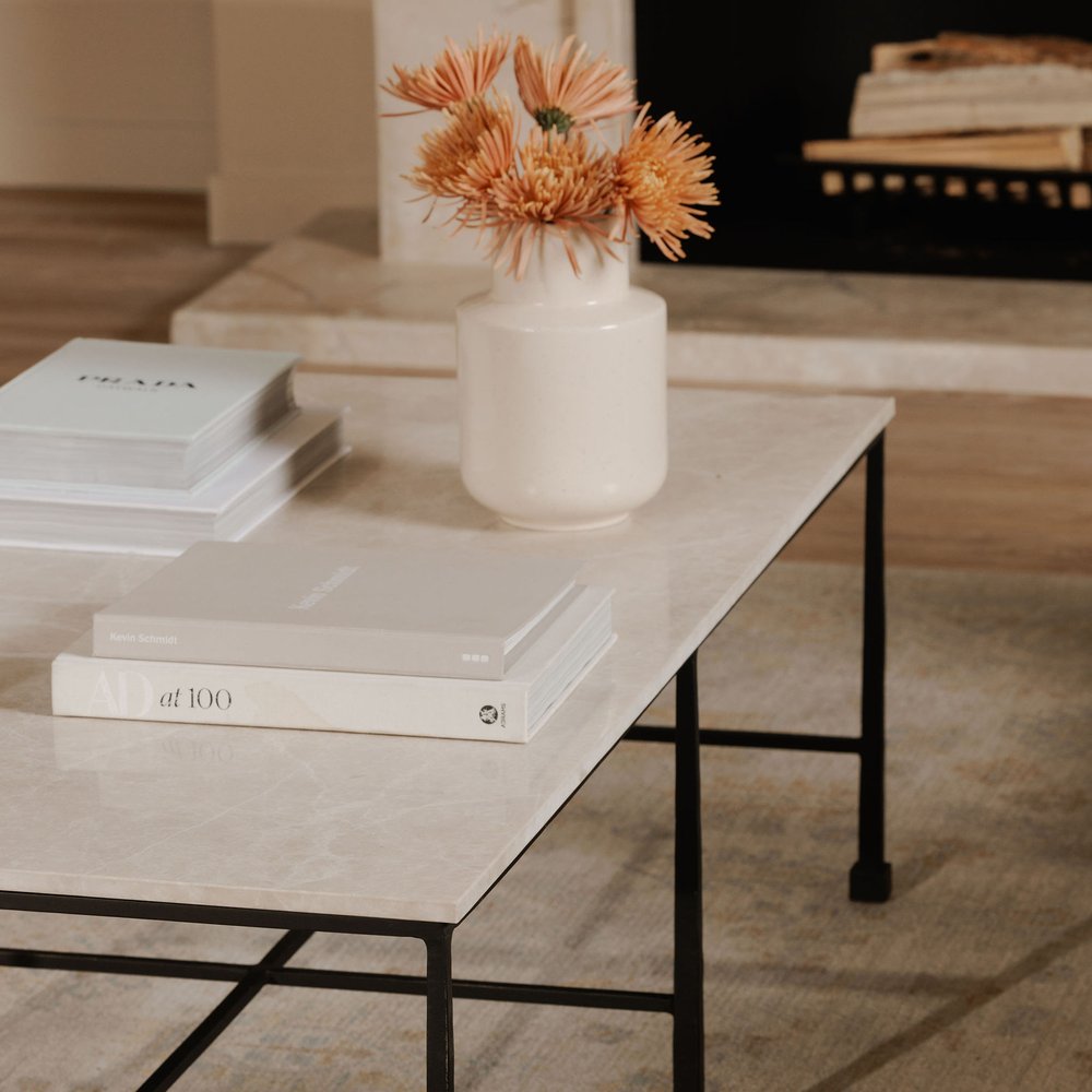 Moes Home - River Coffee Table Botticino Marble - QJ-1022-34-0 view 7