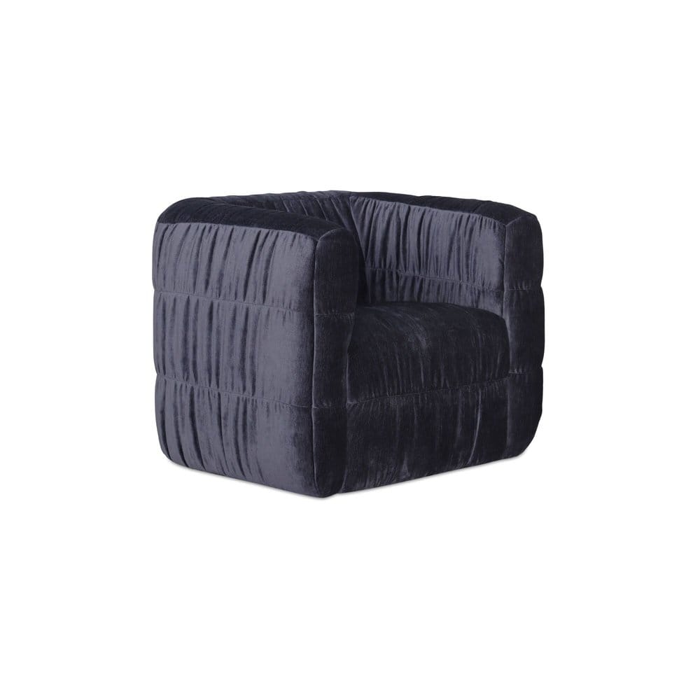 Moes Home - Robson Swivel Chair Navy - AZ-1007-46 view 3