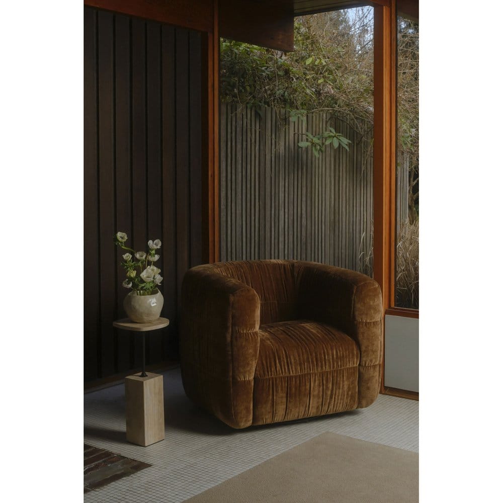 Moes Home - Robson Swivel Chair Toffee - AZ-1007-03 view 14