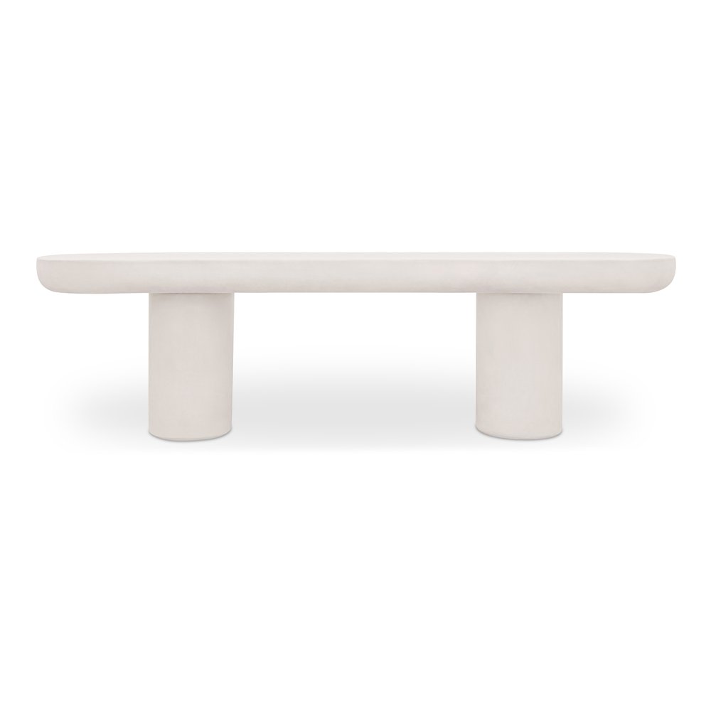 Moes Home - Rocca Bench Cream - ZT-1037-05-0 view 2