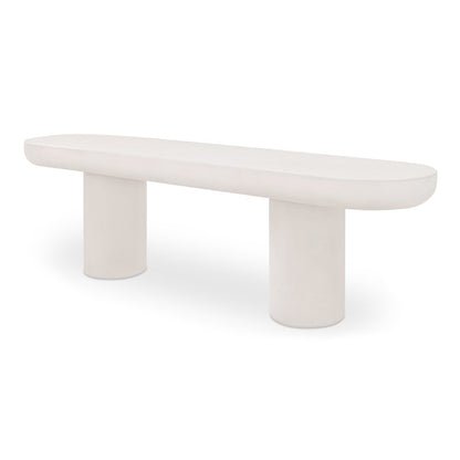 Moes Home - Rocca Bench Cream - ZT-1037-05-0 view 3