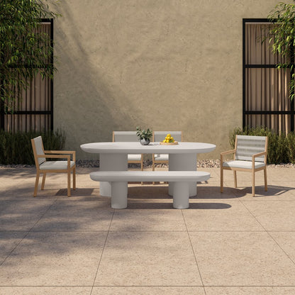 Moes Home - Rocca Dining Table Cream - ZT-1033-05-0 view 8