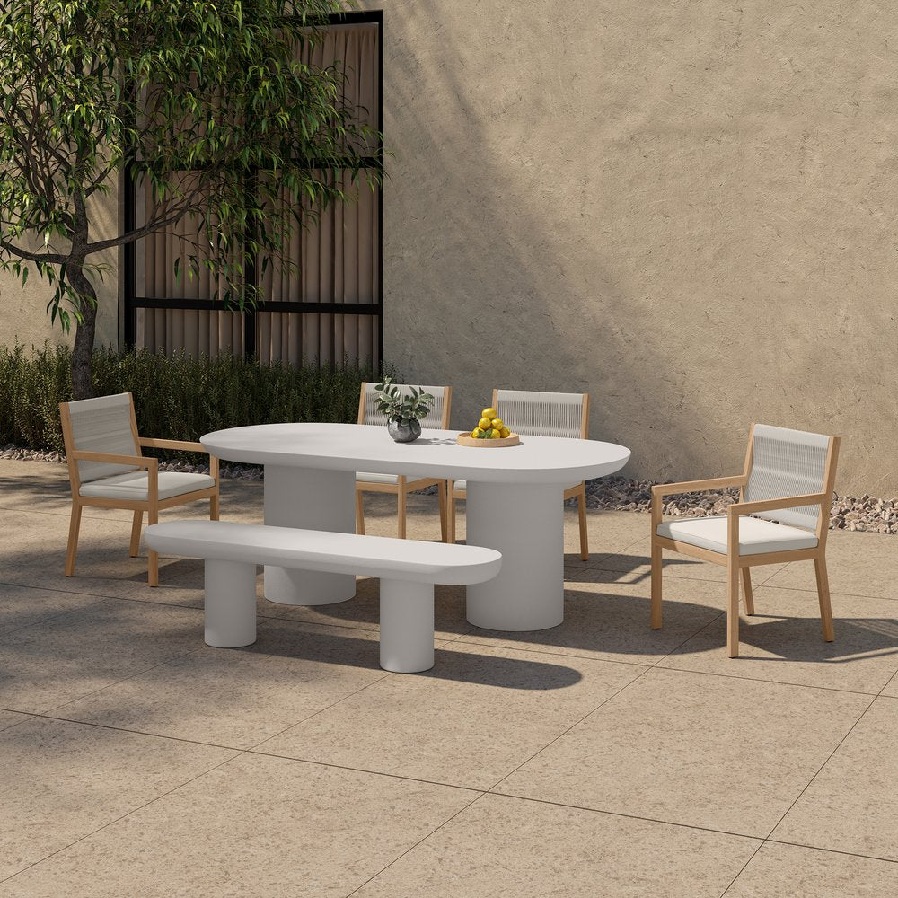 Moes Home - Rocca Dining Table Cream - ZT-1033-05-0 view 9