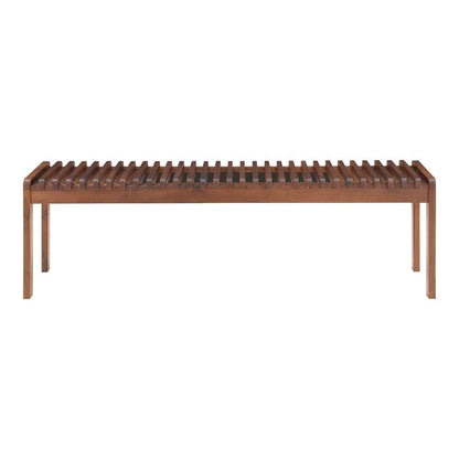 Moes Home - Rohe Walnut Bench Natural - BC-1114-03 veiw 1