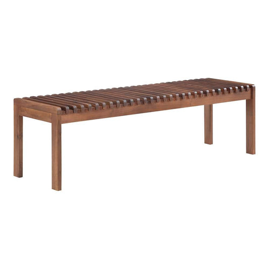 Moes Home - Rohe Walnut Bench Natural - BC-1114-03 veiw 2