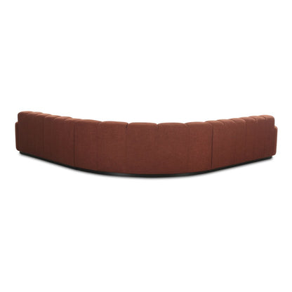 Moes Home - Roman L-Shaped Sectional Rust - OA-1042-12-0 view 6