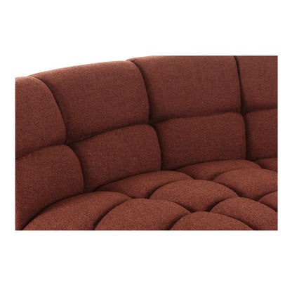 Moes Home - Roman L-Shaped Sectional Rust - OA-1042-12-0 view 8