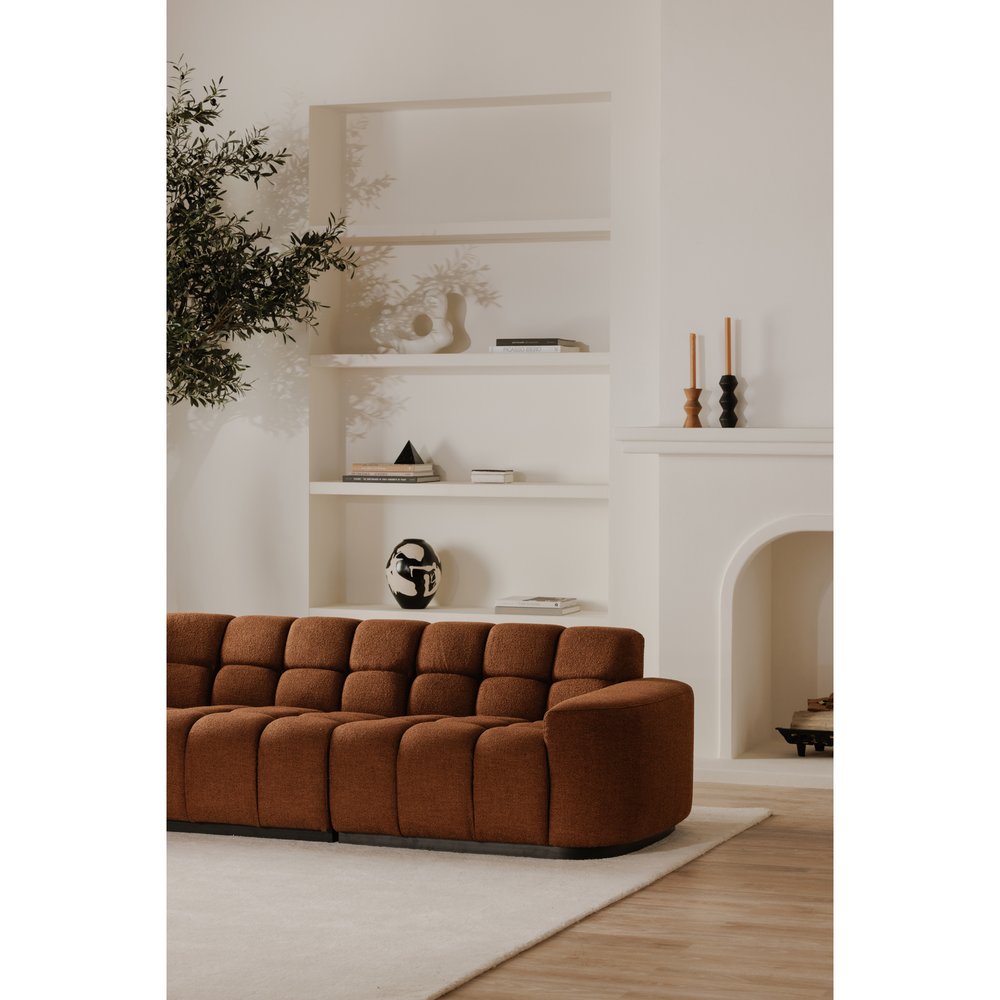 Moes Home - Roman L-Shaped Sectional Rust - OA-1042-12-0 view 10