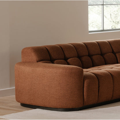 Moes Home - Roman L-Shaped Sectional Rust - OA-1042-12-0 view 11