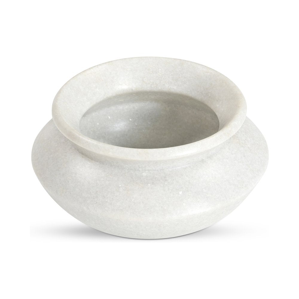 Moes Home - Romano Vessel White Marble - PZ-1022-18 view 3
