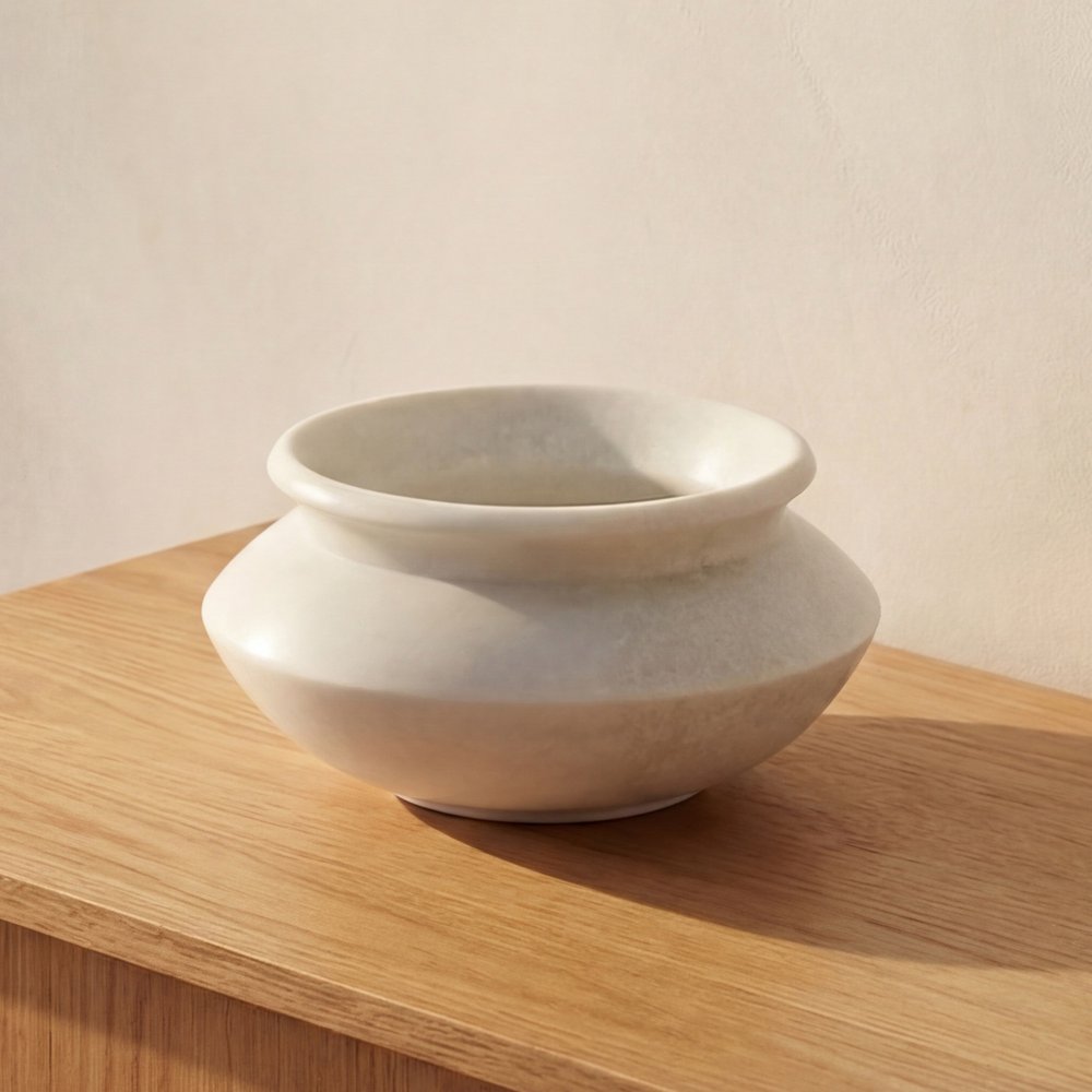 Moes Home - Romano Vessel White Marble - PZ-1022-18 view 5