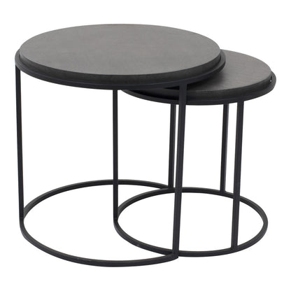 Moes Home - Roost Nesting Tables in Black - VH-1008-02 veiw 1