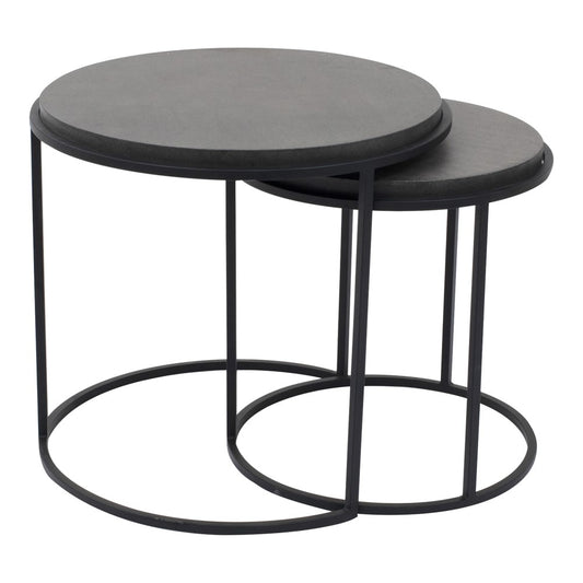 Moes Home - Roost Nesting Tables in Black - VH-1008-02 veiw 1