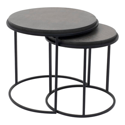 Moes Home - Roost Nesting Tables in Black - VH-1008-02 veiw 2