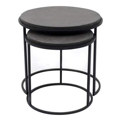 Moes Home - Roost Nesting Tables in Black - VH-1008-02 veiw 3