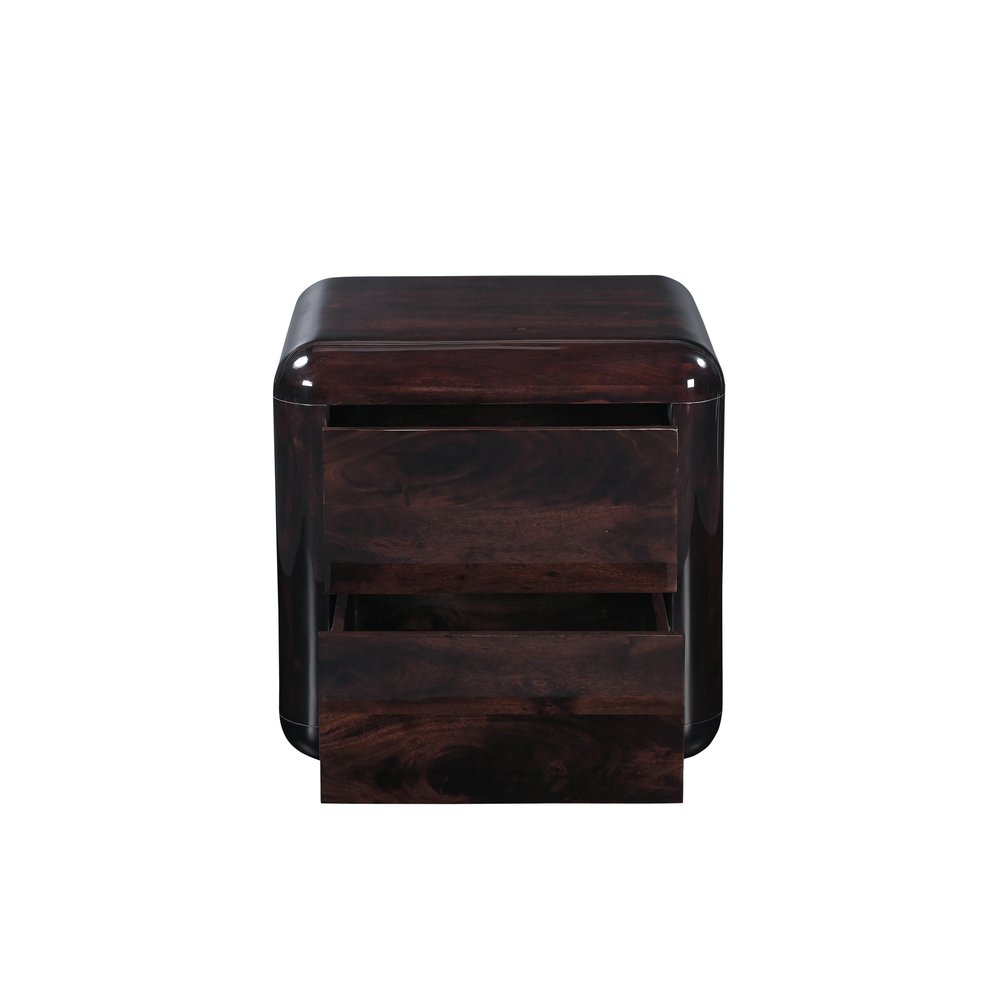 Moes Home - Rory Nightstand Dark Brown - JD-1103-20 view 2