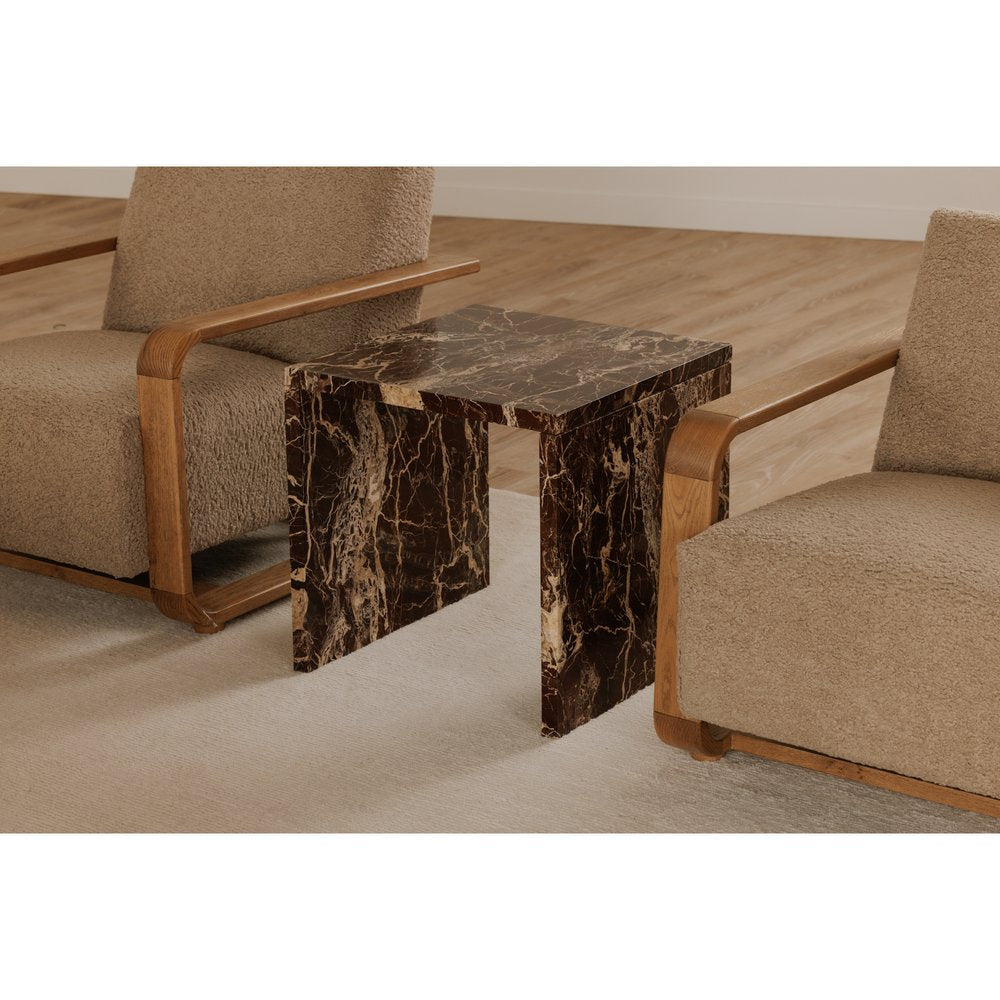 Moes Home - Rosa Accent Table Rosso Levanto Marble - GZ-1181-06-0 view 8