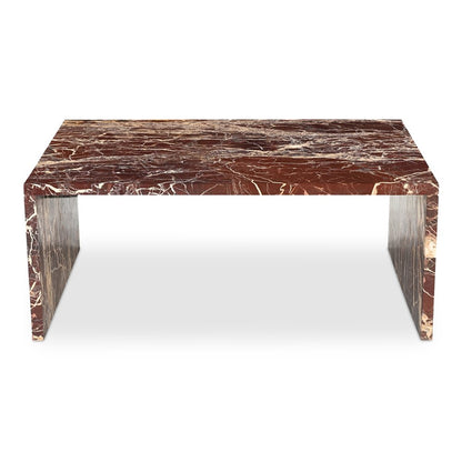 Moes Home - Rosa Coffee Table Rosso Levanto Marble - GZ-1182-06-0 view 2