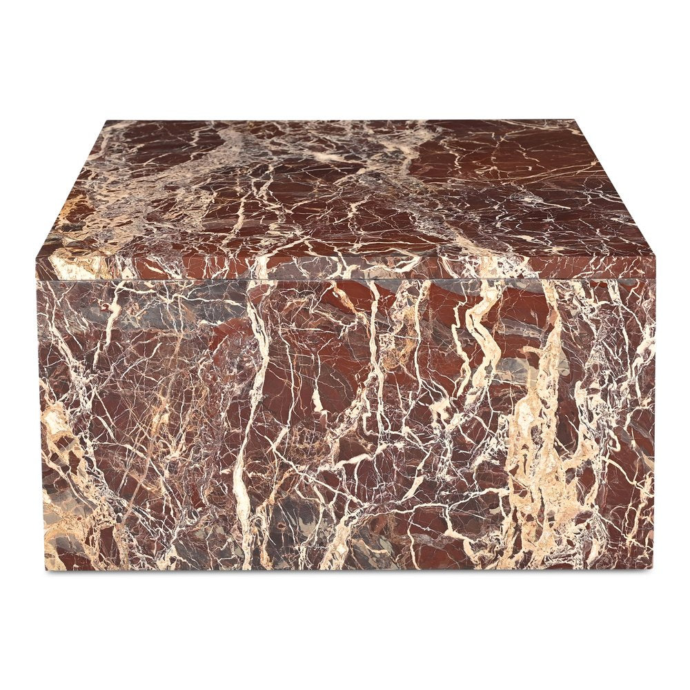 Moes Home - Rosa Coffee Table Rosso Levanto Marble - GZ-1182-06-0 view 4