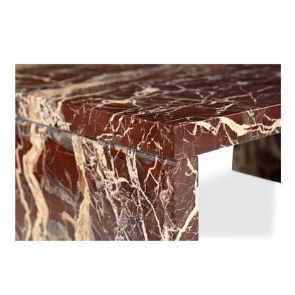 Moes Home - Rosa Coffee Table Rosso Levanto Marble - GZ-1182-06-0 view 7