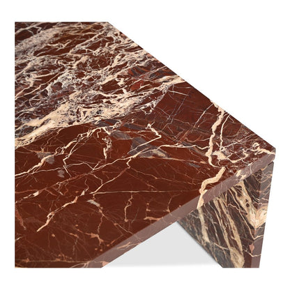 Moes Home - Rosa Coffee Table Rosso Levanto Marble - GZ-1182-06-0 view 8