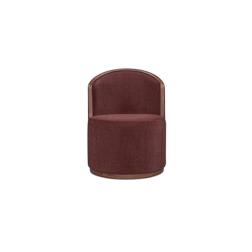 Moes Home - Rossi Swivel Dining Chair Berry - EF-1011-38 view 2