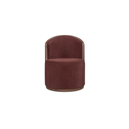 Moes Home - Rossi Swivel Dining Chair Berry - EF-1011-38 view 2