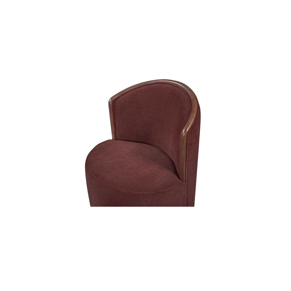 Moes Home - Rossi Swivel Dining Chair Berry - EF-1011-38 view 6