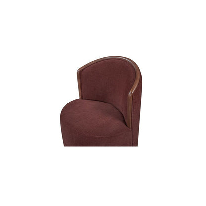 Moes Home - Rossi Swivel Dining Chair Berry - EF-1011-38 view 6