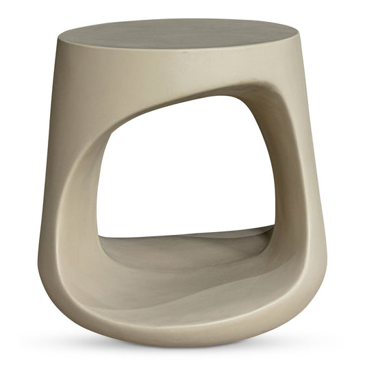 Moes Home - Rothko Outdoor Stool Cream - BQ-1055-05 view 1
