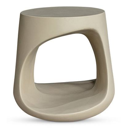 Moes Home - Rothko Outdoor Stool Cream - BQ-1055-05 view 2