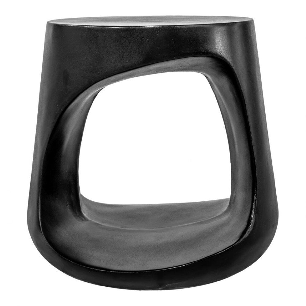 Moes Home - Rothko Outdoor Stool in Black - BQ-1055-02 veiw 2