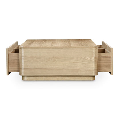 Moes Home - Round Off Coffee Table Natural Oak - YR-1007-24 view 7