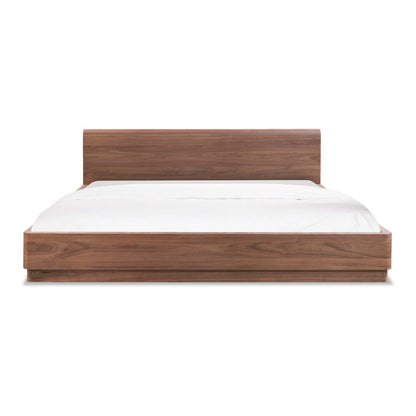 Moes Home - Round Off King Bed Walnut Brown - YR-1006-03-0 view 2